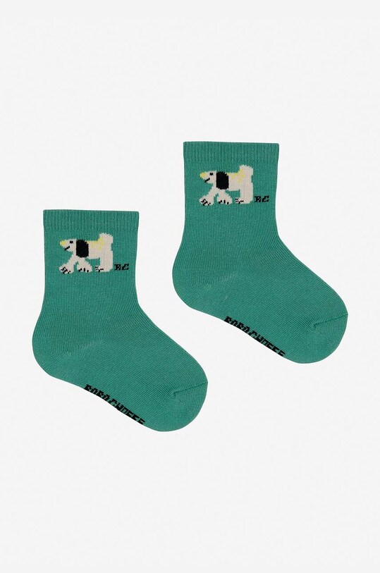 Bobo Choses sosete copii Fairy Dog sosete lungi verde 224AH002