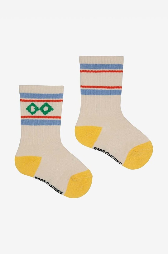 Bobo Choses skarpetki dziecięce Diamond skarpetki długie beżowy 224AH010