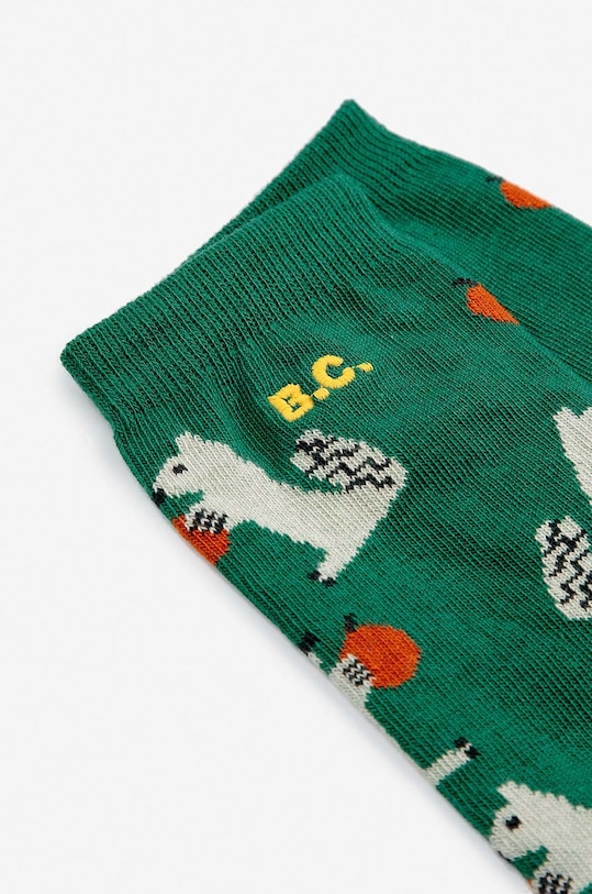 Bobo Choses skarpetki dziecięce Hungry Squirrel 224AI008 turkusowy AW24
