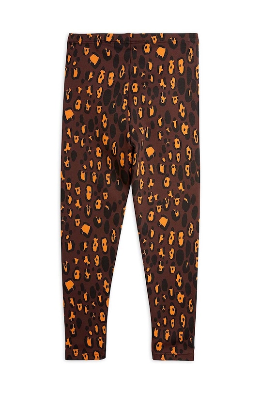 CHLAPEC Dětské legíny Mini Rodini Leopard 2473011016 hnědá