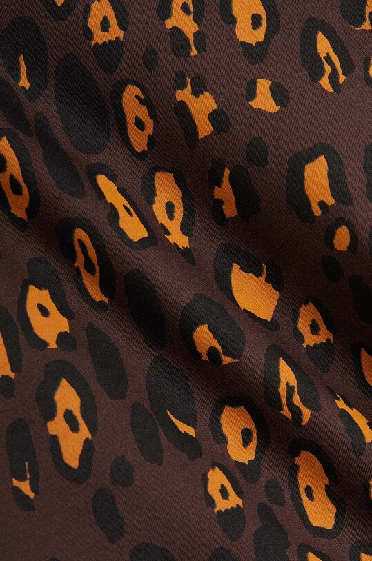 Детские леггинсы Mini Rodini Leopard коричневый 2473011016