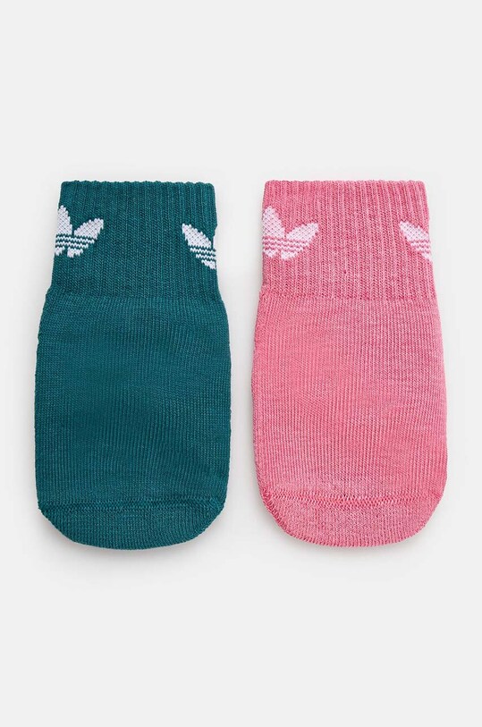 Детские носки adidas Originals ANT SLIP SOCK 2 шт длинные носки розовый IZ3472
