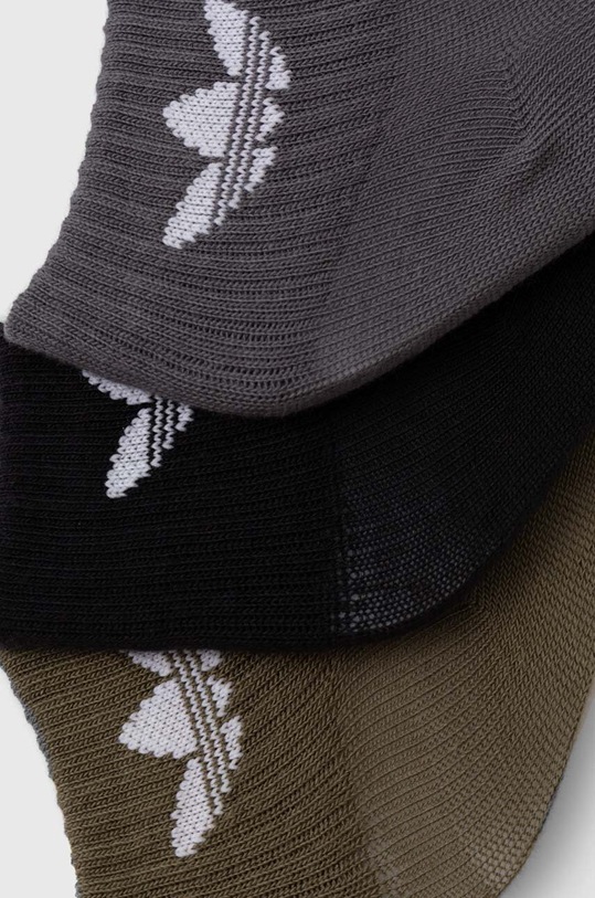 adidas Originals gyerek zokni KIDS ANKLE SOCK 3 pár IZ3473 szürke AW24