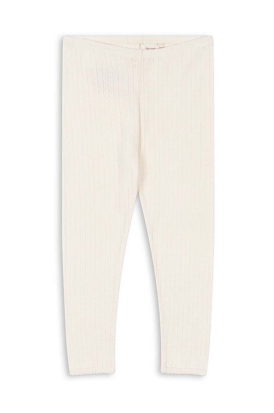 Детски памучен клин Konges Sløjd MINNIE PANTS GOTS памук бял KS101612