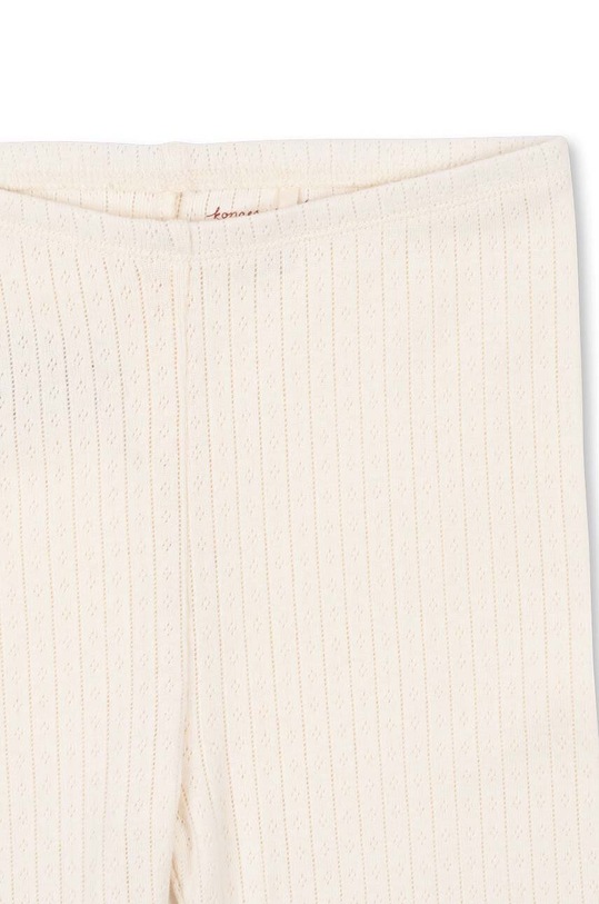 Момче Детски памучен клин Konges Sløjd MINNIE PANTS GOTS KS101612 бял