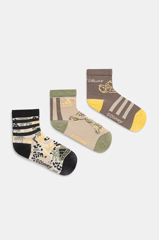 adidas Performance sosete copii LK LIONING x Disney 3-pack sosete lungi verde IW1126