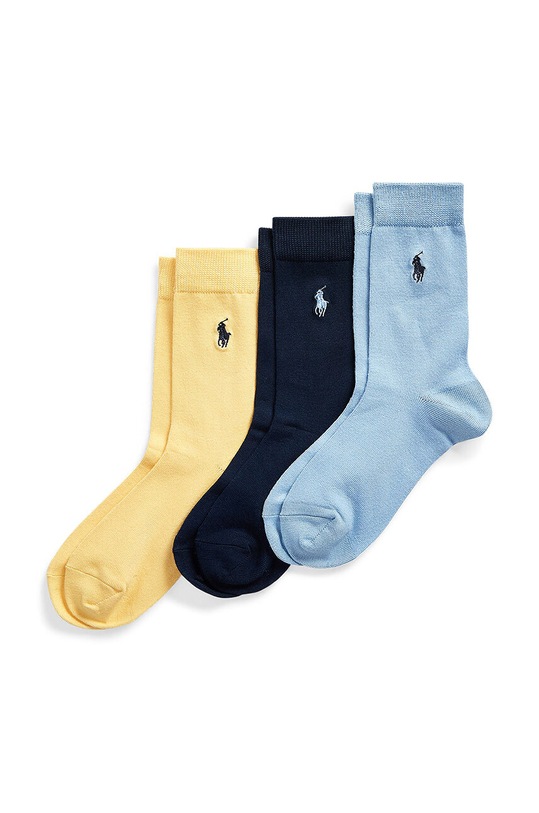 Polo Ralph Lauren skarpetki dziecięce 3-pack skarpetki długie granatowy 443822164001