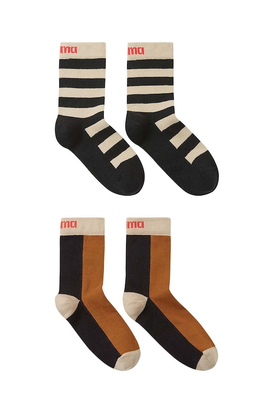 Reima sosete copii Jalkaan 2-pack 5300046D.9BYH maro AW24