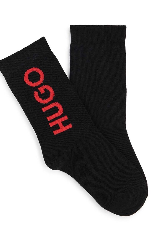 Chlapec Detské ponožky HUGO 2-pak G00290. čierna