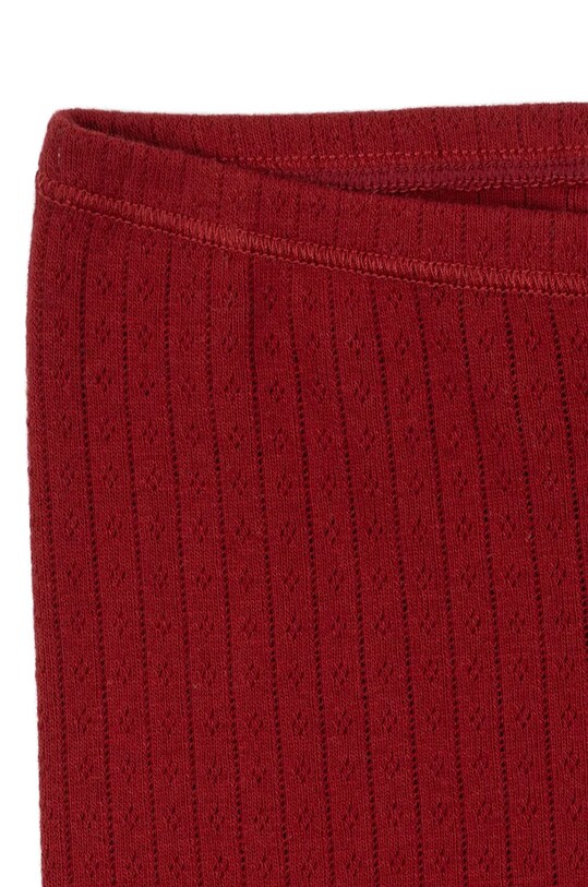 Băieți Konges Sløjd leggins din bumbac pentru copii MINNIE PANTS GOTS KS102058 rosu