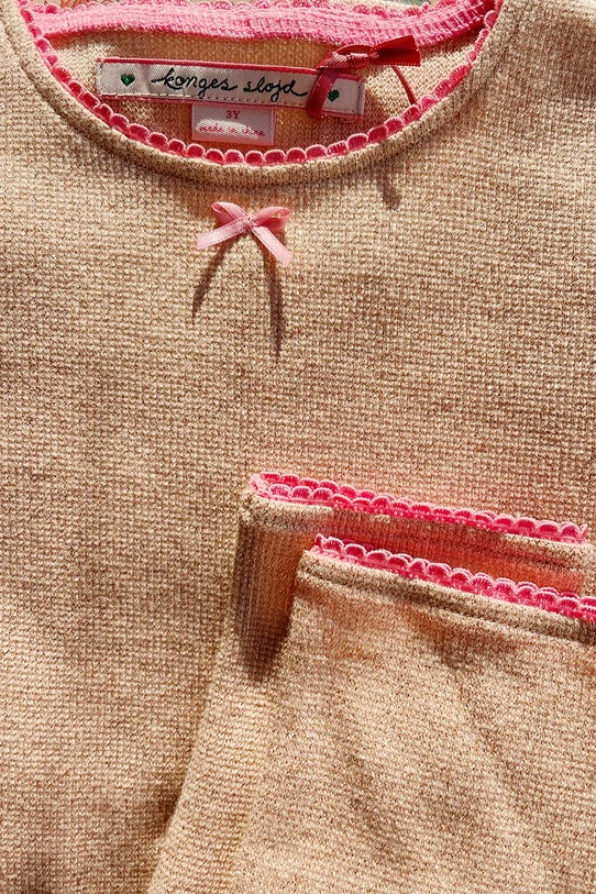 Παιδικά κολάν Konges Sløjd ROLI PANTS KS102091 μπεζ