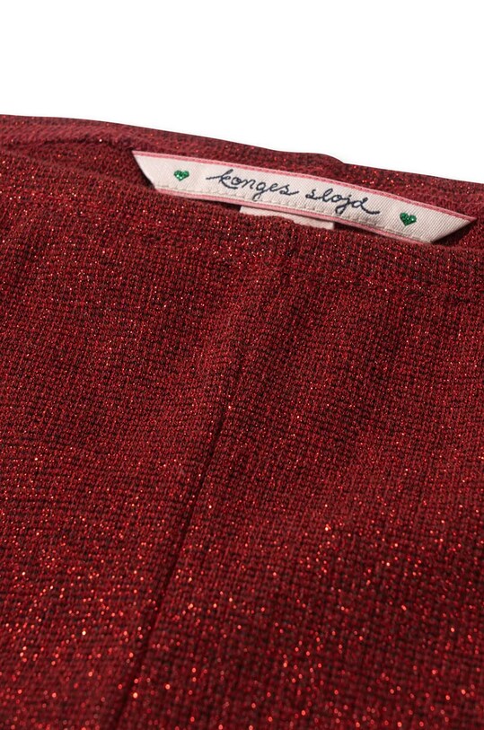 Chlapec Detské legíny Konges Sløjd ROLI PANTS KS102091 červená