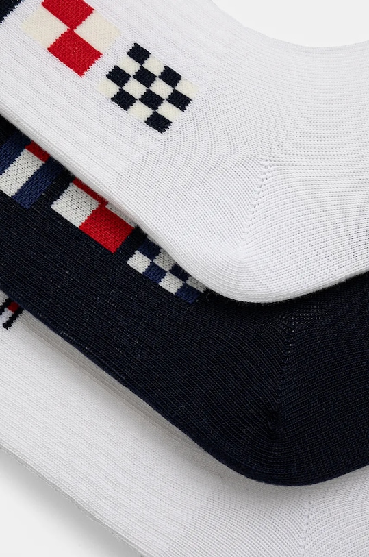 Παιδικές κάλτσες Tommy Hilfiger 3-pack 701229870.9BYH λευκό AW24