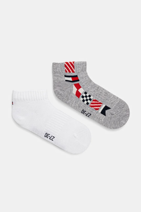 Dětské ponožky Tommy Hilfiger 2-pack dlouhé ponožky šedá 701229874.9BYH