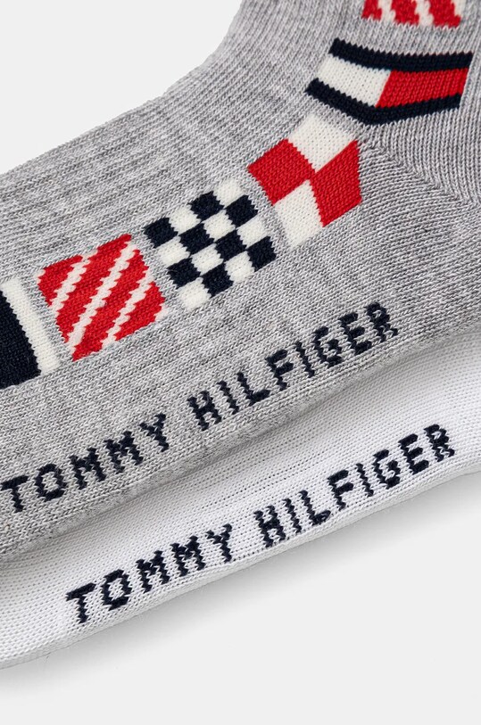 Dětské ponožky Tommy Hilfiger 2-pack 701229874.9BYH šedá AW24