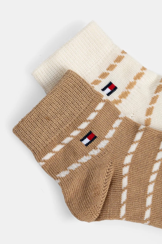Dětské ponožky Tommy Hilfiger 2-pack 701229883.9BYH béžová AW24