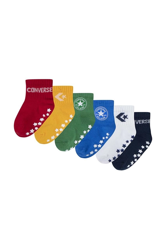 Converse skarpetki dziecięce 6-pack skarpetki krótkie czerwony NC0305