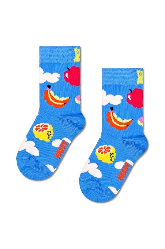 Happy Socks sosete copii Kids Cloudy Fruit Sock sosete lungi albastru P001442
