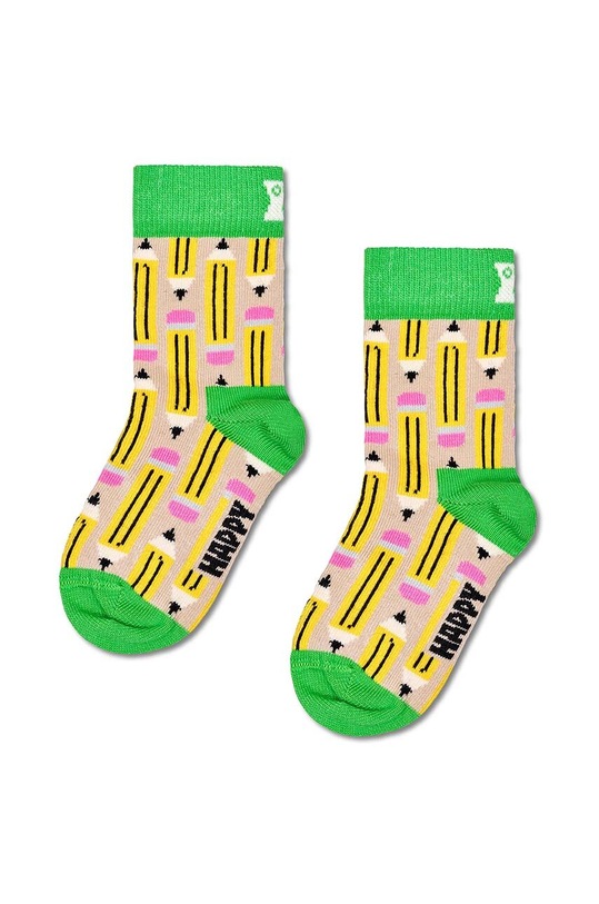 Happy Socks sosete copii Kids Pen Sock sosete lungi verde P001461