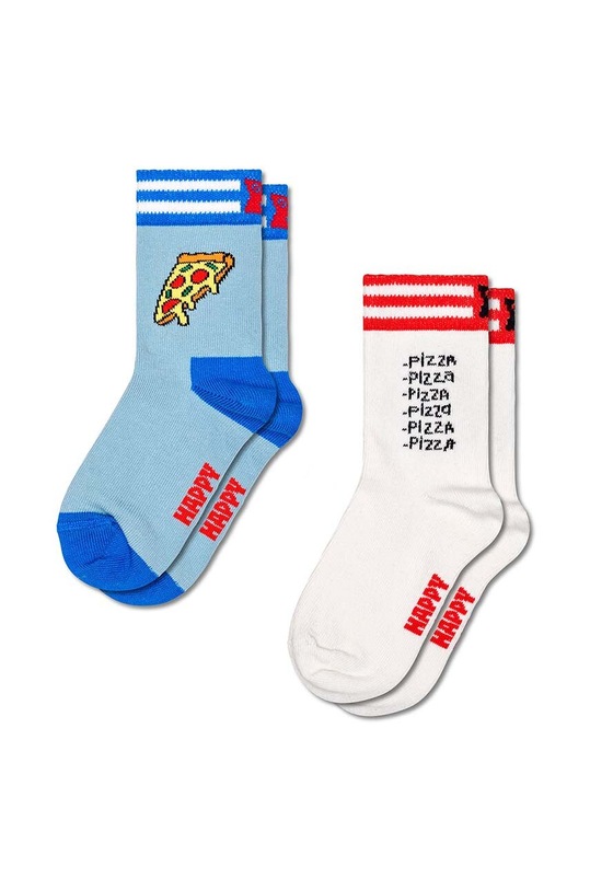 Happy Socks sosete copii Kids 2-Pack Pizza Socks 2-pack sosete lungi multicolor P001475
