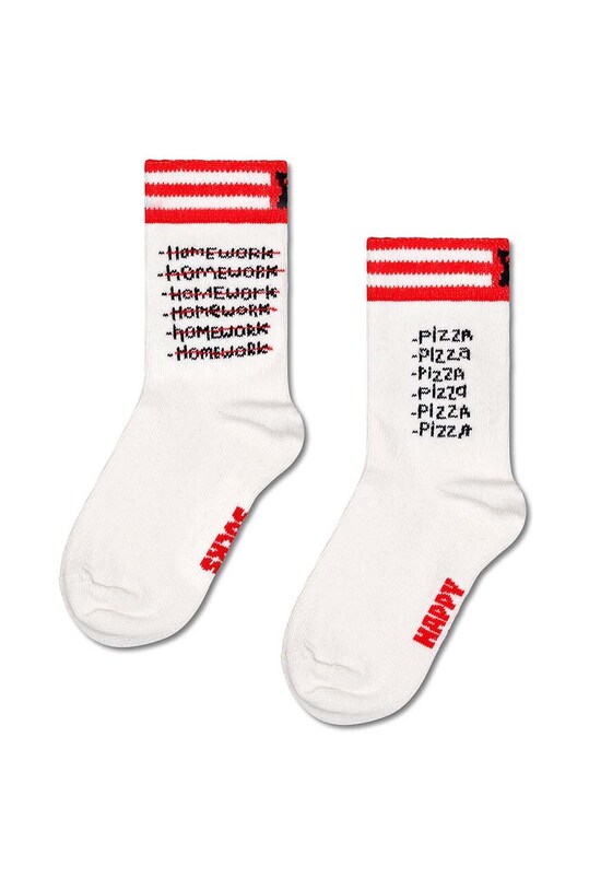 Дитячі шкарпетки Happy Socks Kids 2-Pack Pizza Socks 2-pack P001475 барвистий AW24