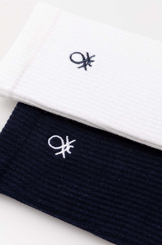 United Colors of Benetton skarpetki dziecięce 2-pack 6AO30702A.G.Reproposed granatowy AW24