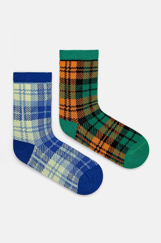 United Colors of Benetton sosete copii 2-pack sosete lungi verde 6AO30703M.G.Seasonal