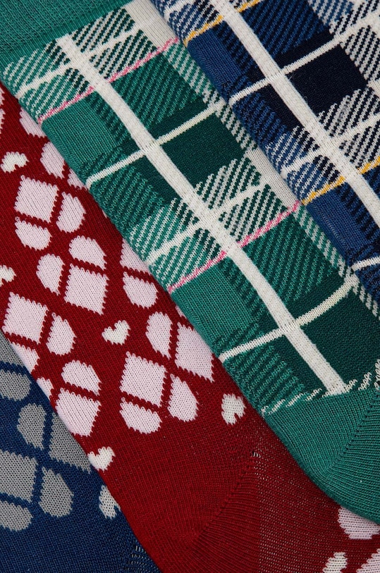 Дитячі шкарпетки United Colors of Benetton 4-pack 6AO30703P.G.Seasonal блакитний AW24