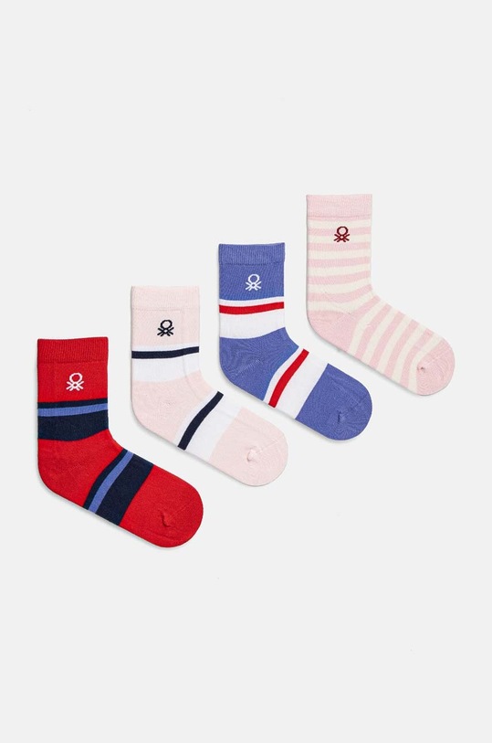 Παιδικές κάλτσες United Colors of Benetton 4-pack ψηλές κάλτσες πολύχρωμο 6AO30703P.G.Seasonal