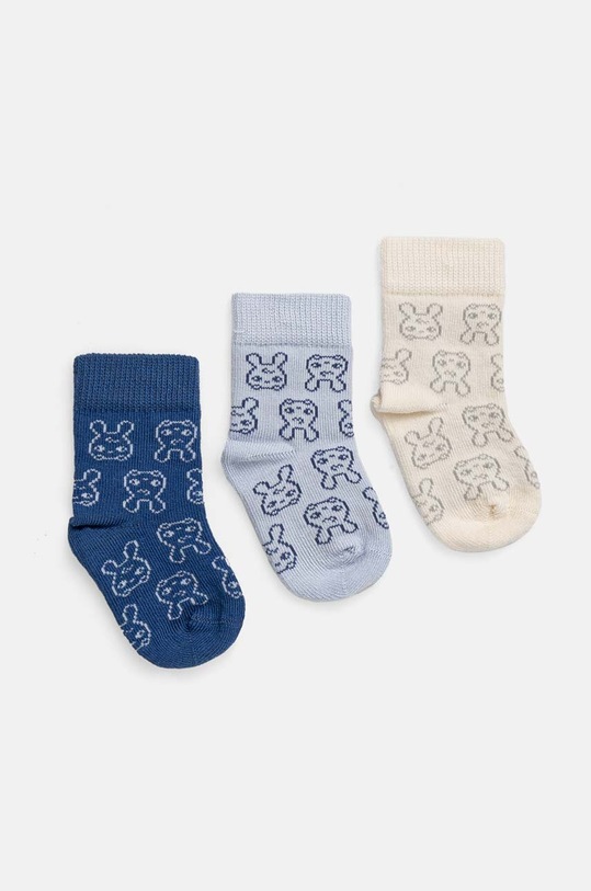 United Colors of Benetton sosete bebe 3-pack sosete lungi albastru 6AO3F21AU.W.Seaso.9BYH