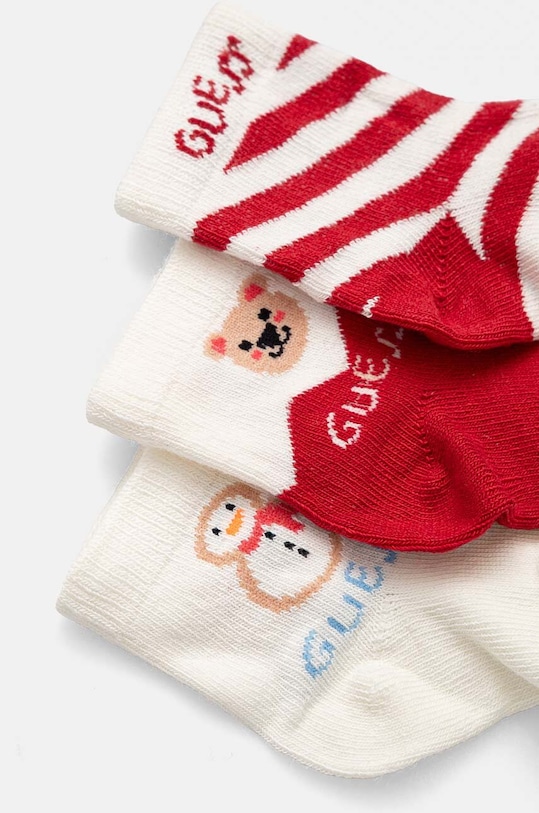 Dětské ponožky Guess 3-pack H4BZ06.Z3G10.9BYH béžová AW24