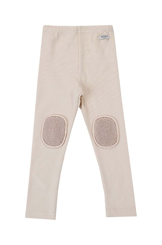 Donsje legginsy dziecięce Keene Leggings z elastanem beżowy 4054300.98.128