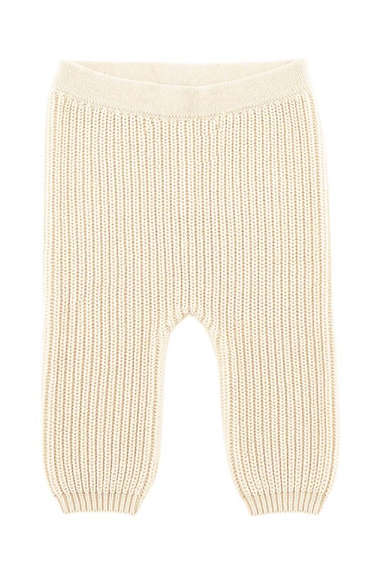 Donsje leggins din bumbac pentru bebeluși Luca Trousers 4090300. bej AW24