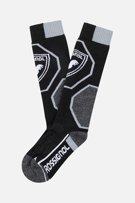 Хлопчик Дитячі шкарпетки з домішкою вовни Rossignol SPEED CONFORT RLNYX01 чорний