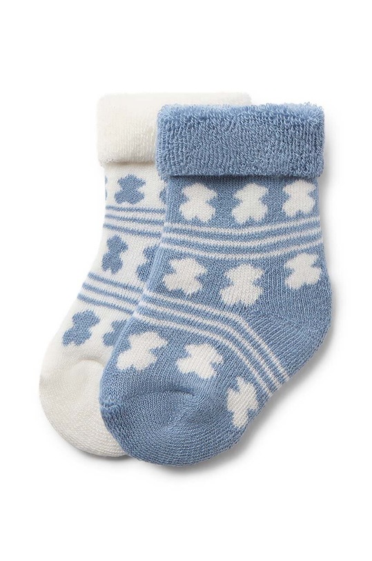 Tous skarpetki dziecięce SSocks 2-pack skarpetki długie niebieski SSocks.2104