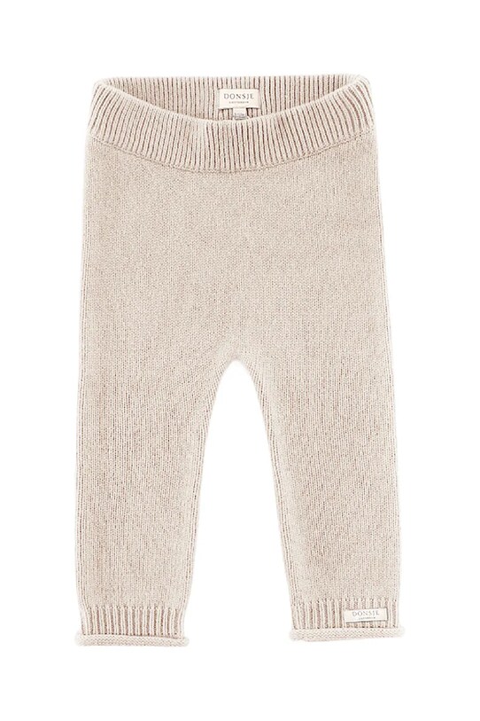 Вовняні легінси для немовлят Donsje Trig Merino Wool Trousers вовна бежевий 3034800