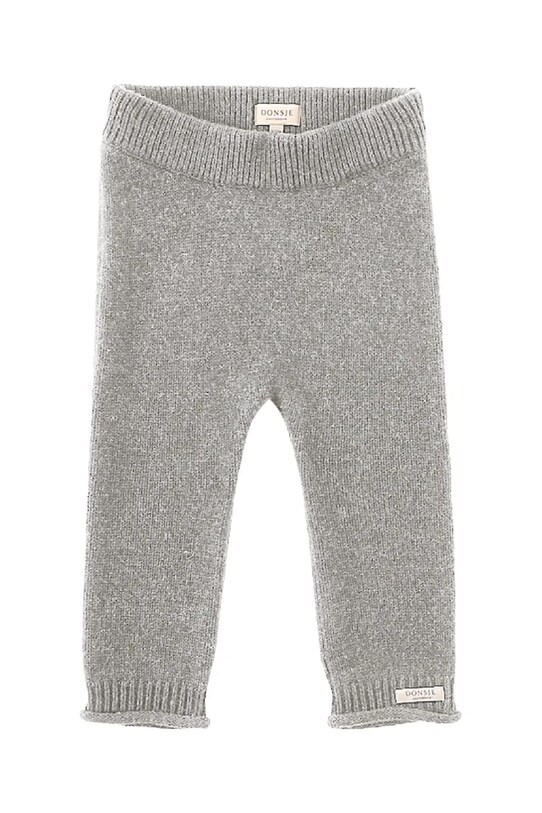 Вовняні легінси для немовлят Donsje Trig Merino Wool Trousers вовна сірий 3034800