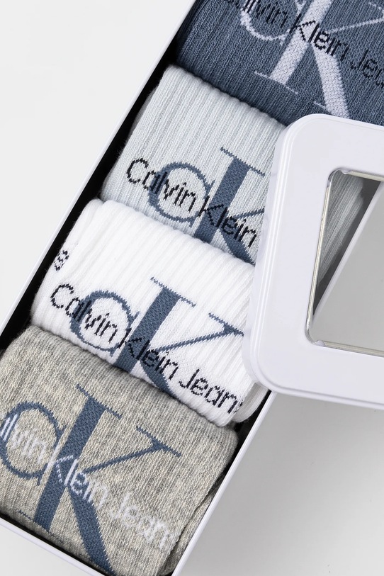 Чорапи Calvin Klein Jeans (4 чифта) 701229453 син AW24