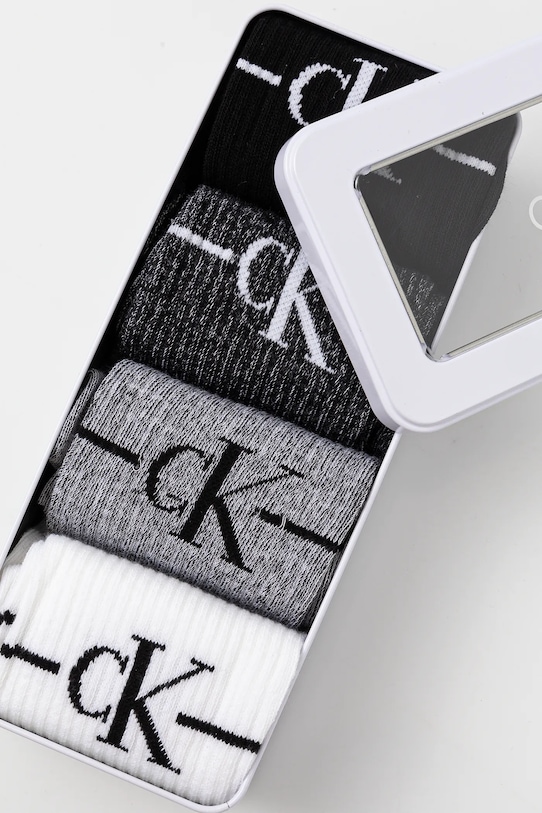 Calvin Klein Jeans sosete 4-pack 701229454 negru AW24