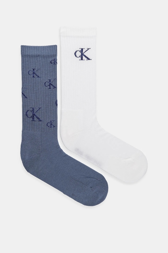 Шкарпетки Calvin Klein Jeans довгі шкарпетки блакитний 701229456