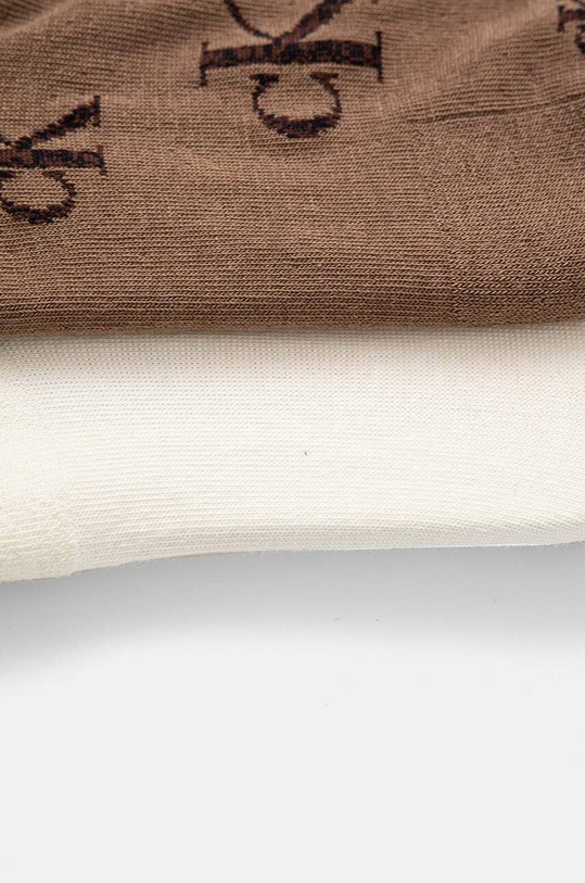 Calvin Klein Jeans skarpetki 2-pack 701229459 brązowy AW24