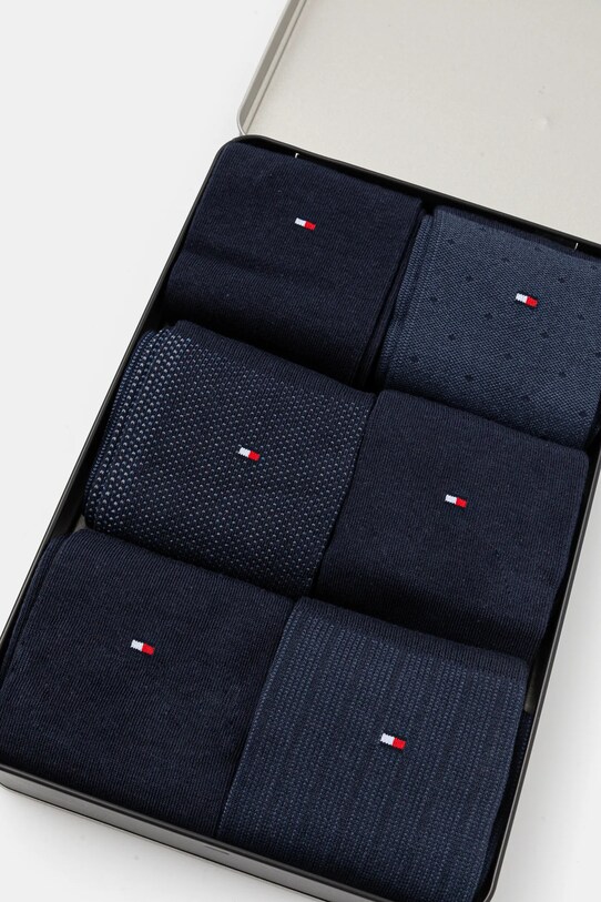 Шкарпетки Tommy Hilfiger 6-pack темно-синій 701229781