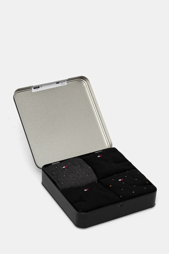 Шкарпетки Tommy Hilfiger 4-pack чорний 701229784