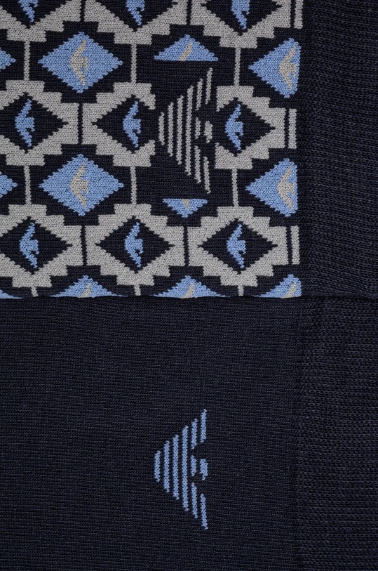 Emporio Armani Underwear calzini pacco da 2 302302.4F274 blu navy AW24