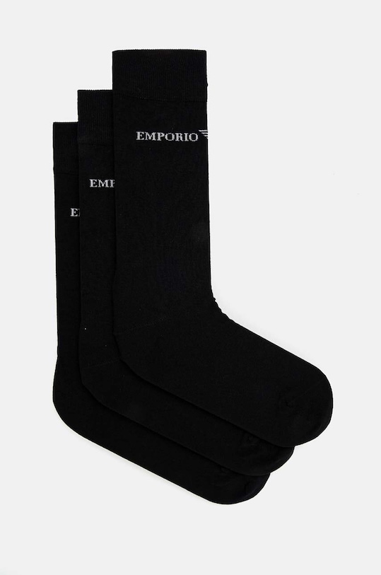 Emporio Armani Underwear skarpetki 3-pack skarpetki długie czarny 302402.4F254