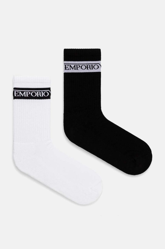 Emporio Armani Underwear skarpetki 2-pack skarpetki długie czarny 303122.4F328