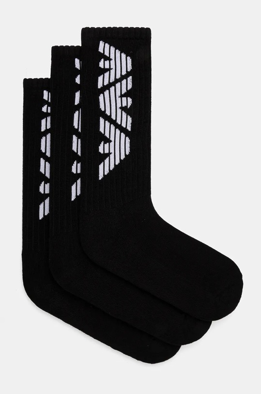 Emporio Armani Underwear skarpetki 3-pack skarpetki długie czarny 303133.4F300