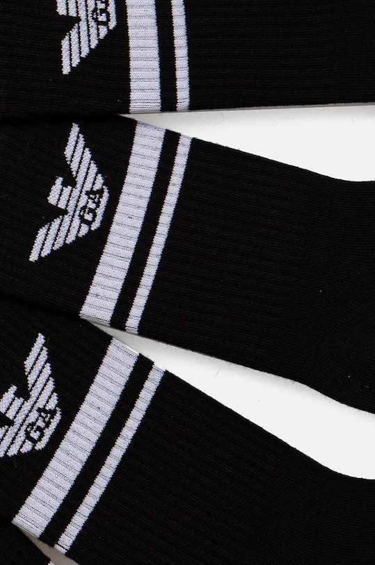 Emporio Armani Underwear skarpetki 3-pack 303133.4F301 czarny AW24