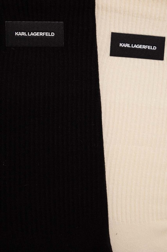 Karl Lagerfeld sosete 2-pack 245M6002 negru AW24