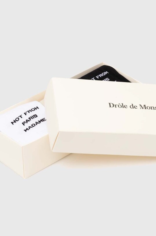 Odzież Drôle de Monsieur skarpetki bawełniane Le Pack de Chaussettes Slogan 3-pack PERM.SK101.CO024.MC multicolor